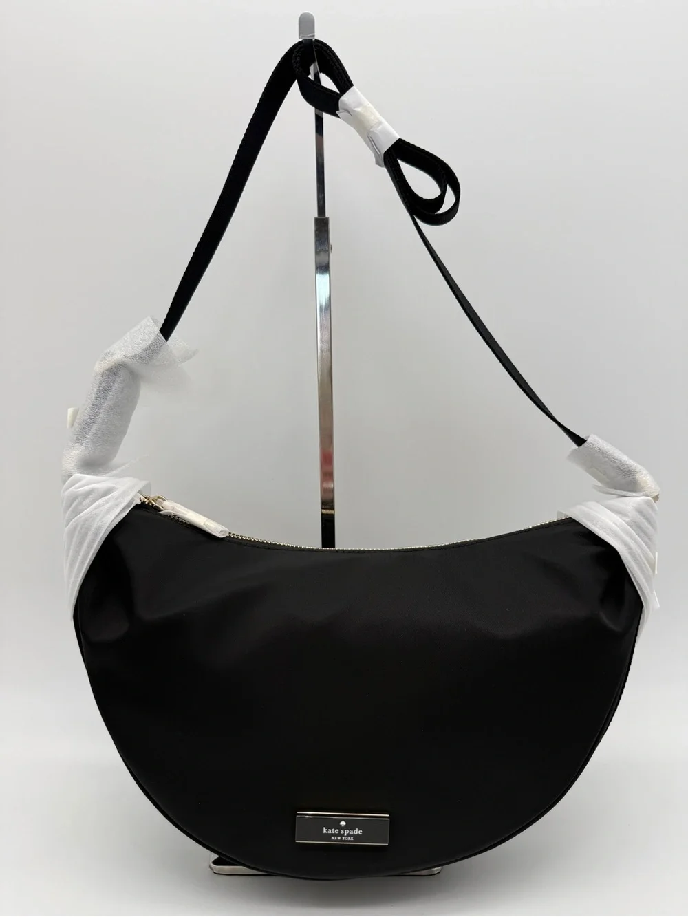 Kate Spade Carter Nylon Medium Sling Bag Black